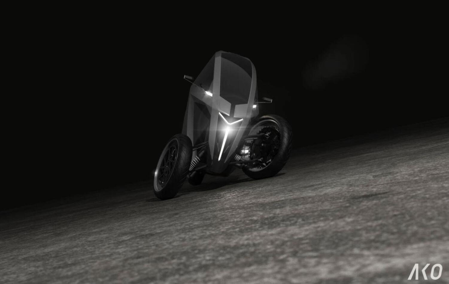 AKO, il Trike elettrico che piega come una moto