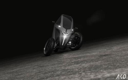 AKO, il Trike elettrico che piega come una moto