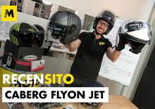 Caberg FLYON Jet. Recensione casco jet in fibra e carbonio.