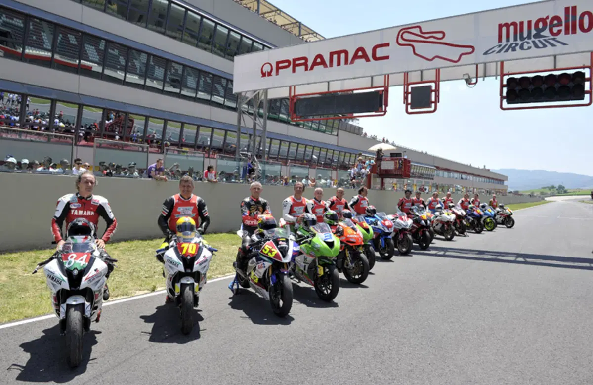 Passerella al Mugello per quindici piloti del passato