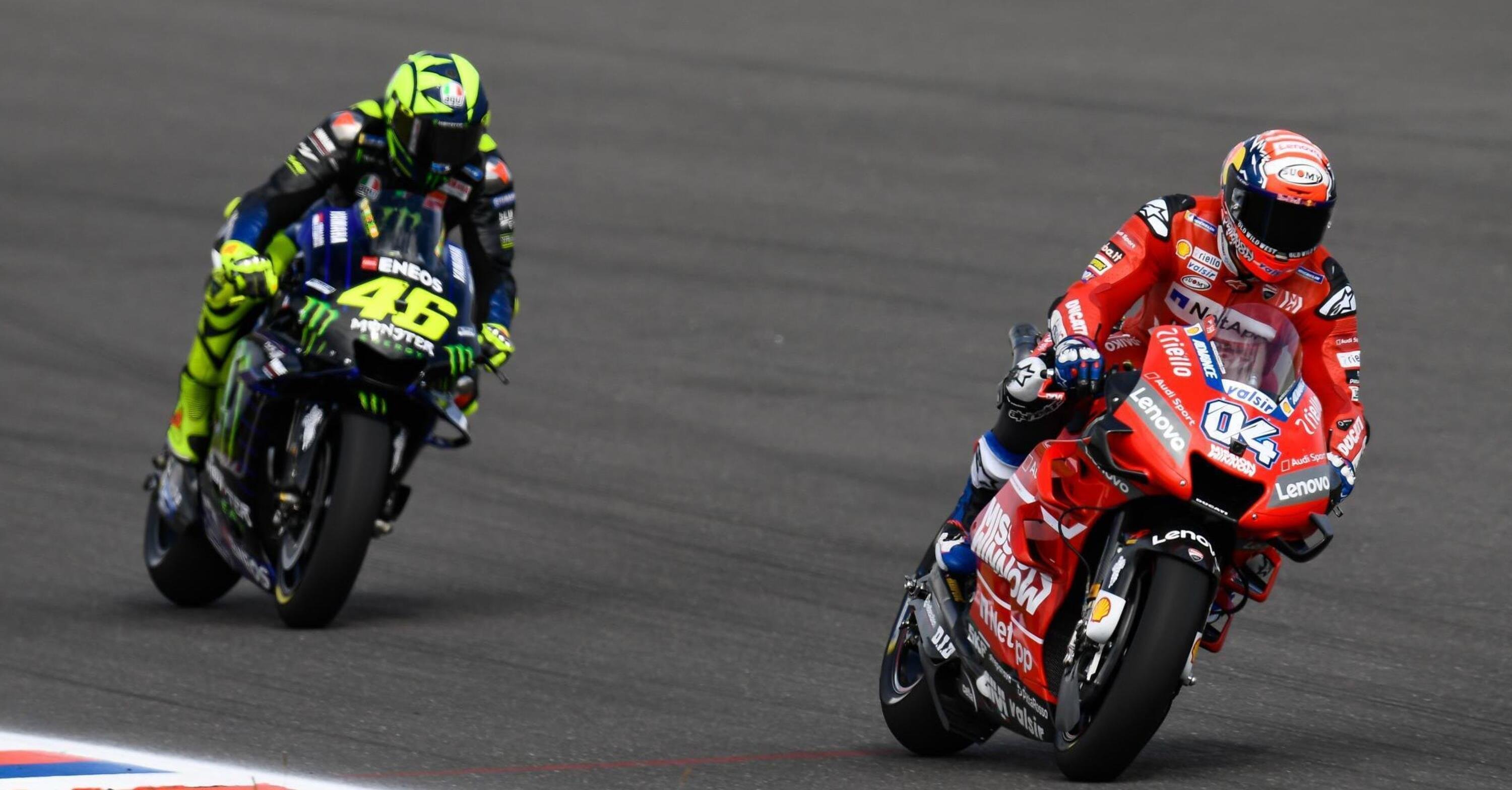 MotoGP: Valentino Rossi e Andrea Dovizioso, e se smettessero entrambi?