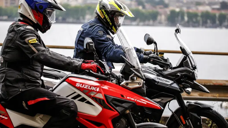 Suzuki V-Strom 1050XT vs Triumph Tiger 900 GT Pro: sfida 2020 tra maxi col 19"