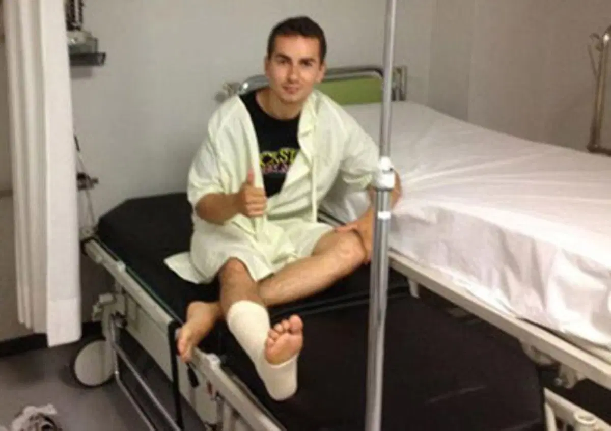 Jorge Lorenzo: "Potevo fratturarmi una gamba"