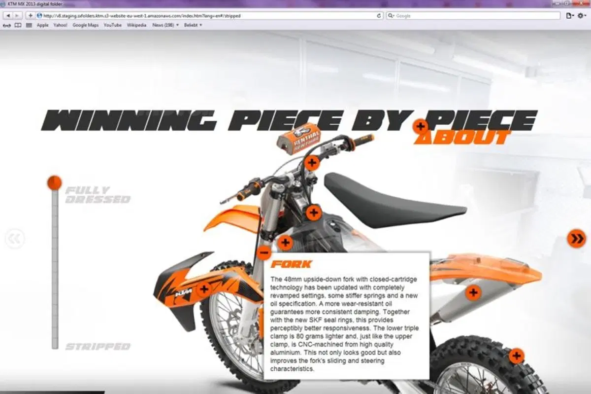 La nuova gamma KTM Motocross 2013 ora disponibile per Apple iPad (2)