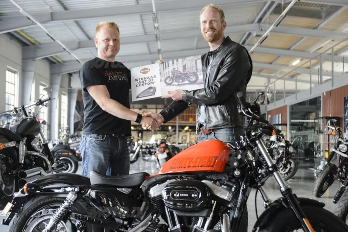 Gert Vanzier vince il concorso di design Art of Custom Harley-Davidson