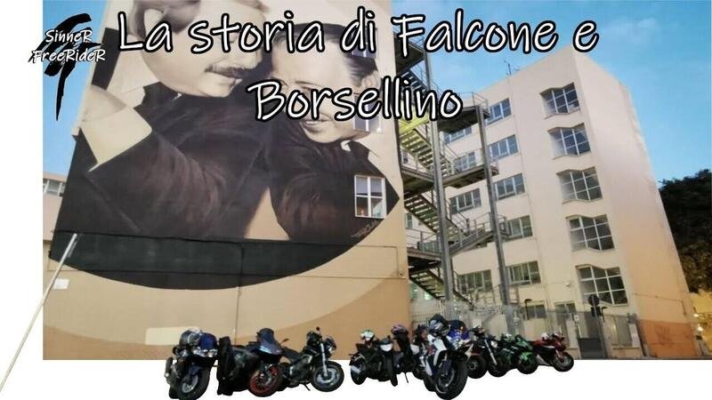 In moto, contro la mafia, per Falcone e Borsellino