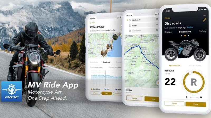 MV Agusta entra nel mondo dei servizi digitali con la MV Ride App 