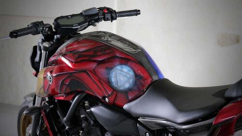 Special: Yamaha MT-07 Captain America e Iron Man (6)