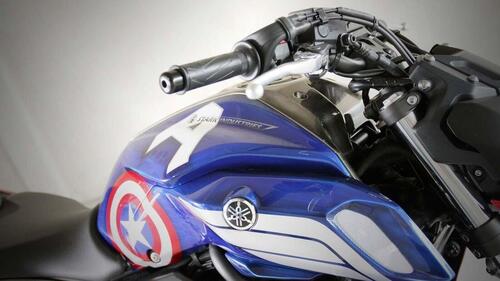 Special: Yamaha MT-07 Captain America e Iron Man (3)