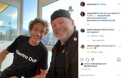 Valentino Rossi e Vasco Rossi si incontrano a Rimini (2)