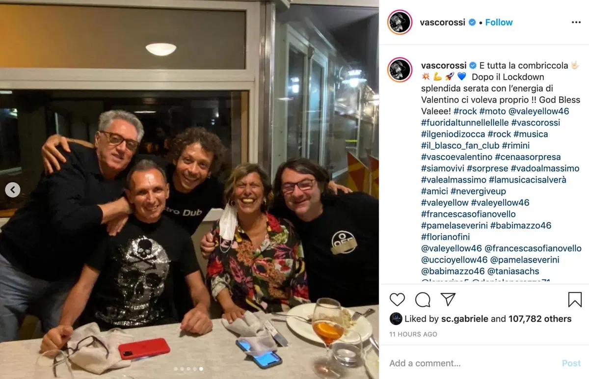 Valentino Rossi e Vasco Rossi si incontrano a Rimini (3)