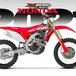 Honda gamma CRF 2021 motocross. Prime foto