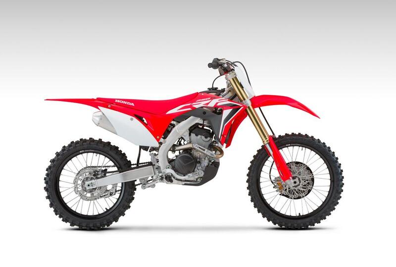 Honda gamma CRF 2021 motocross. Prime foto