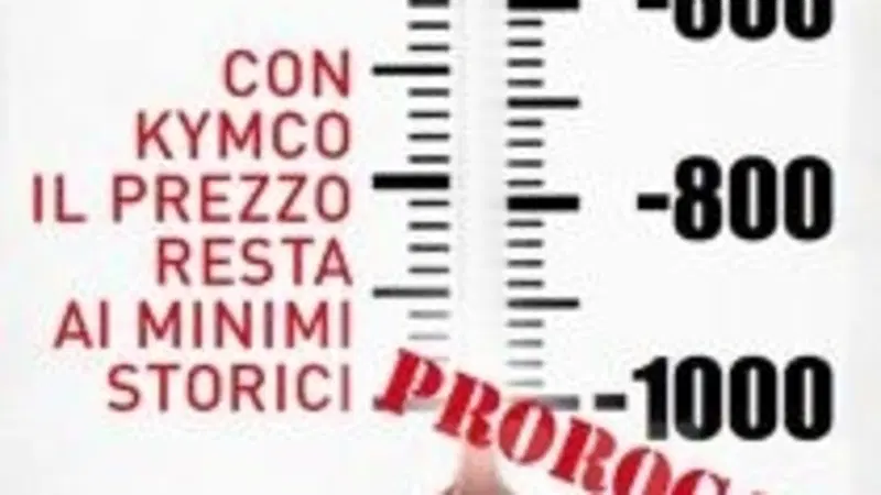 Promozioni. Kymco proroga "Gi&ugrave; senza freni"