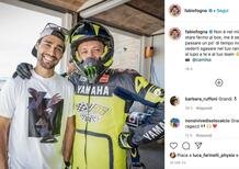 Fabio Fognini al Ranch di Valentino Rossi