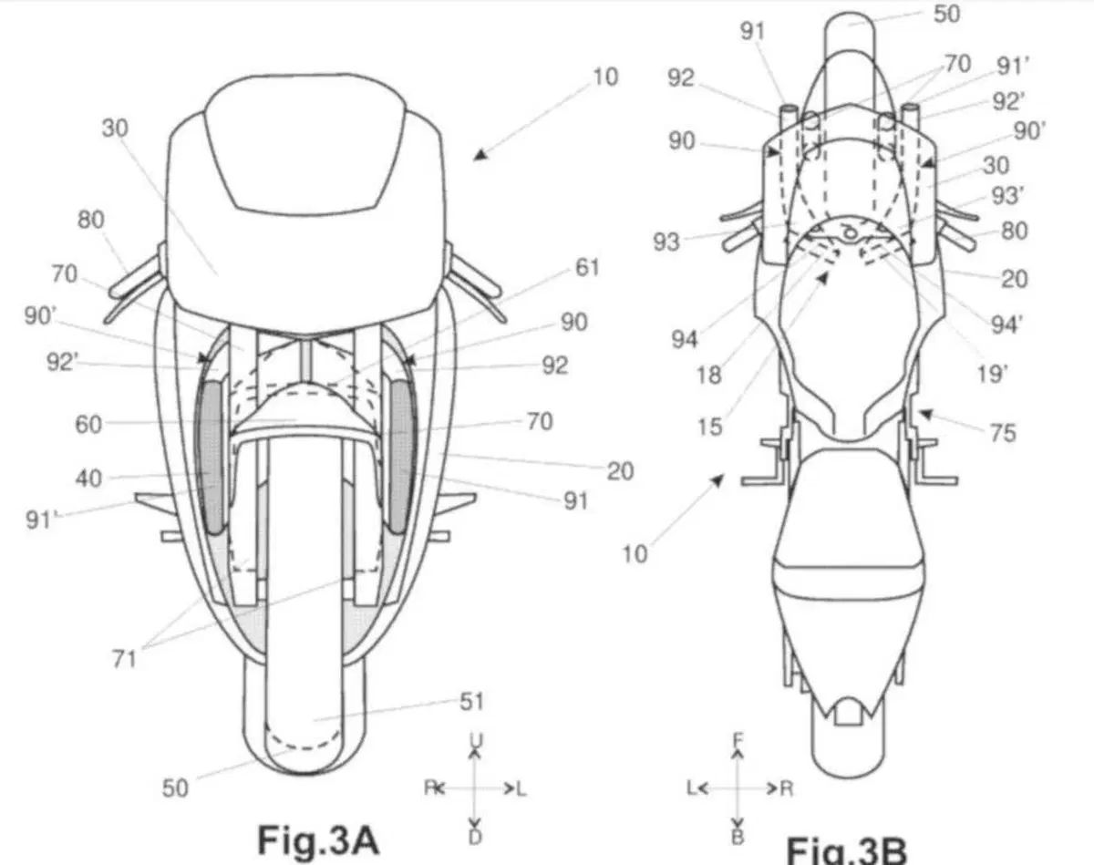 Aprilia brevetta una soluzione aerodinamica super sportiva. Per la RSV4? (2)