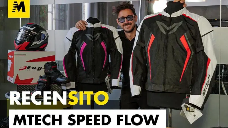 Mtech Speed Flow: ecco la giacca per l'estate by Wheelup a 149 euro, e un kit completo a meno di 650 euro