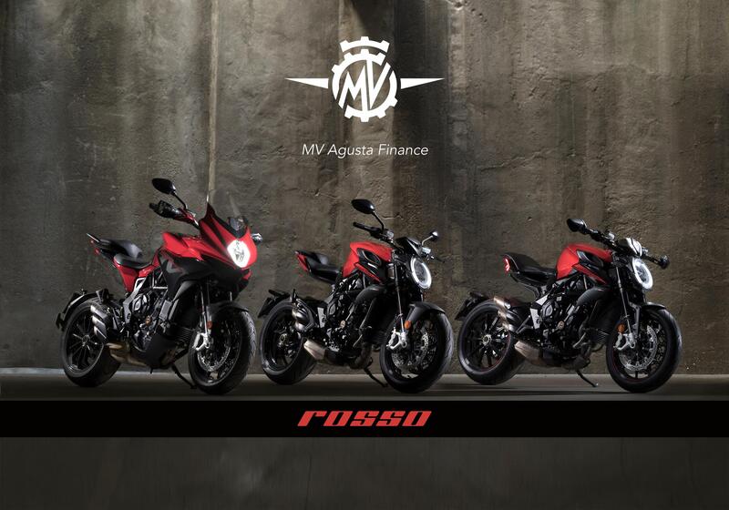 MV Agusta: la gamma &ldquo;Rosso&rdquo; da 99 euro al mese