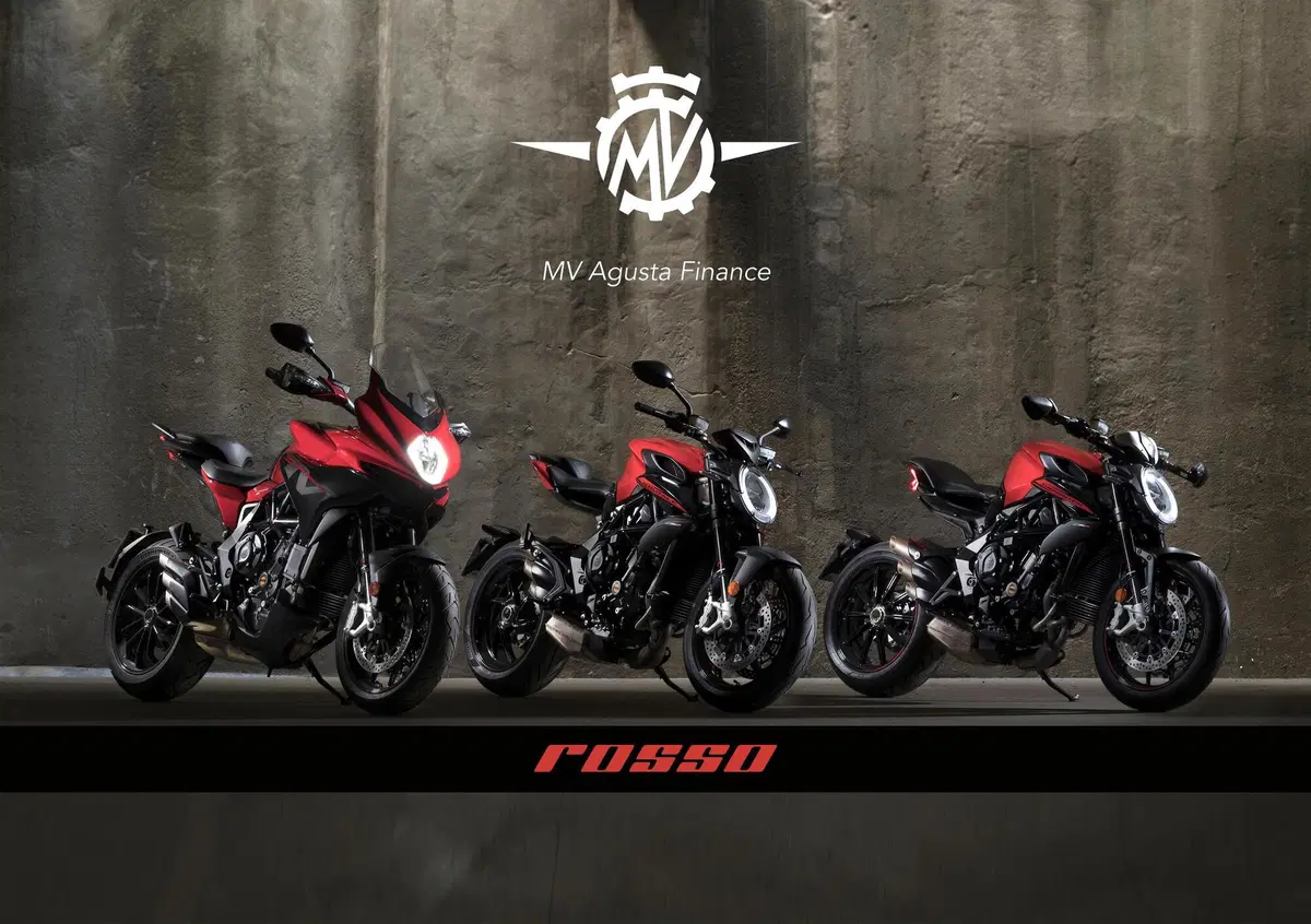 MV Agusta: la gamma &ldquo;Rosso&rdquo; da 99 euro al mese
