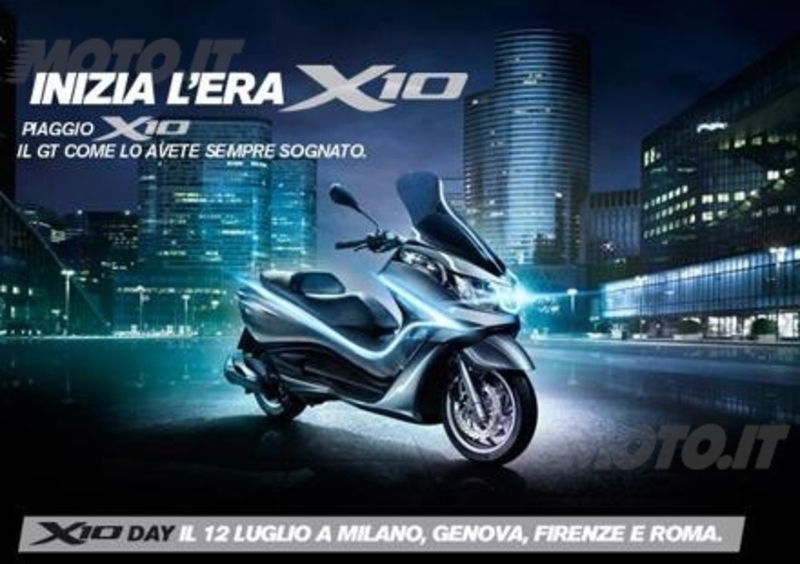 X10 Day, una giornata dedicata al maxiscooter Piaggio