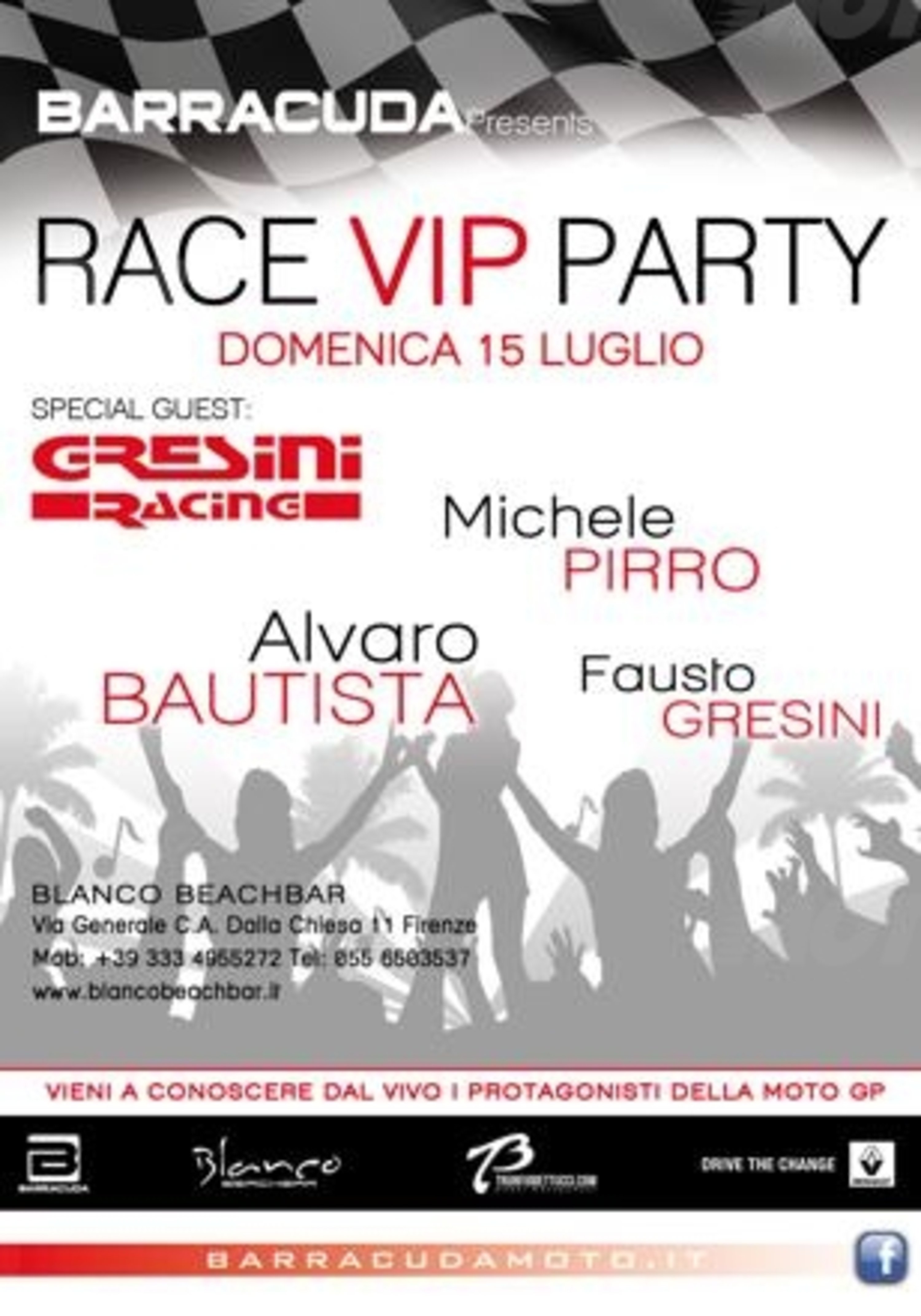 Barracuda Race VIP Party a Firenze