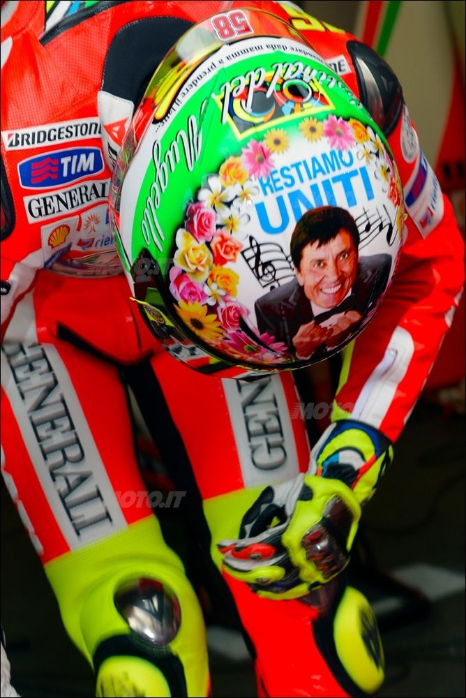 Rossi Casco Speciale Mugello 2012