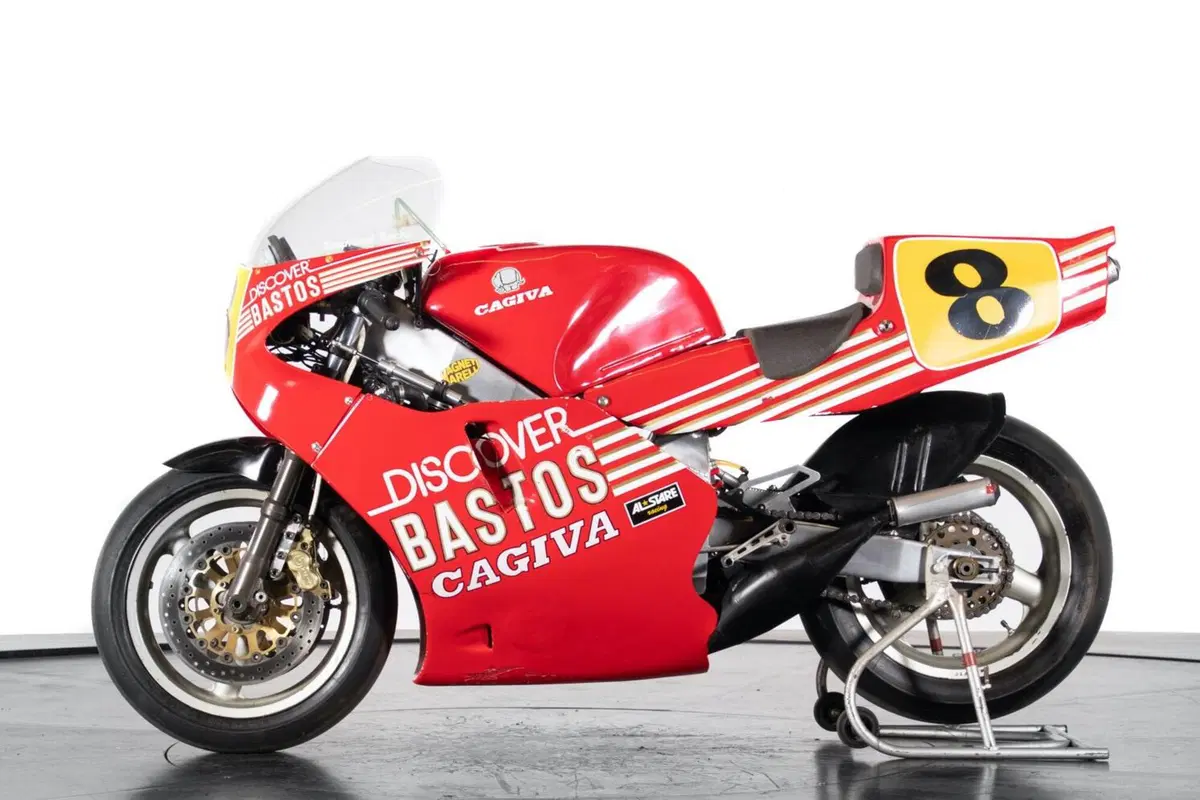 Cagiva 500 GP: una C587 in vendita da Ruotedasogno [VIDEO] (2)