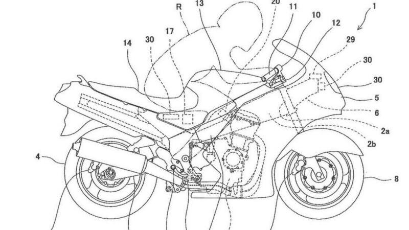 Kawasaki brevetta un sistema di aiuto alla guida predittivo [AGGIORNATO]