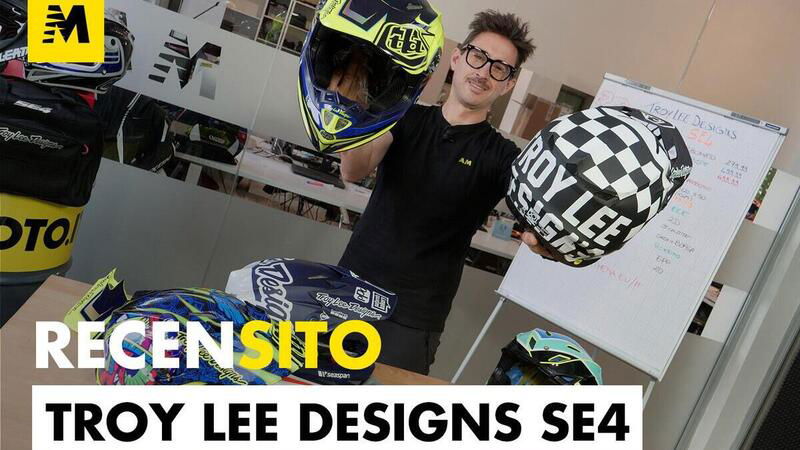Troy Lee Designs SE4. Recensione casco off-road con tre tipi di calotta