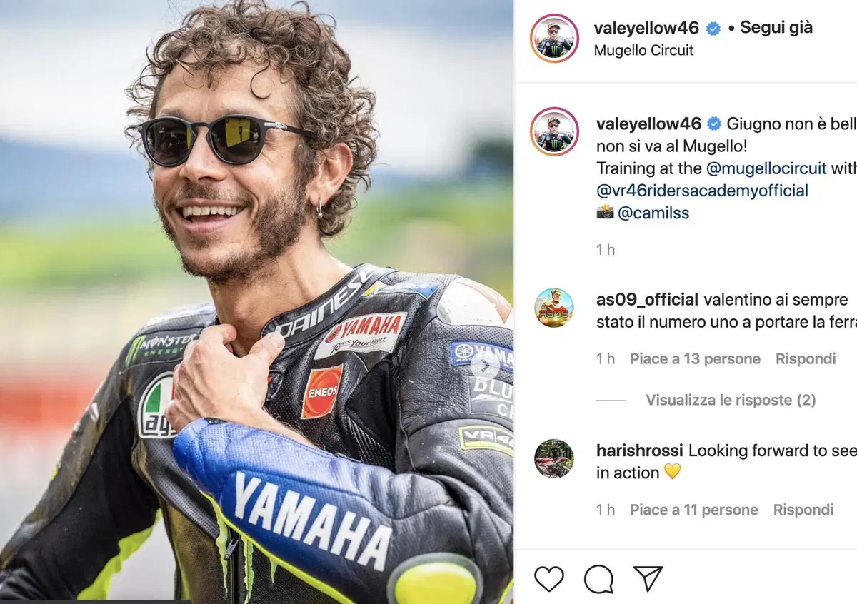 MotoGP. Valentino Rossi: "Giugno non &egrave; bello se non si va al Mugello"