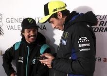 MotoGP. Valentino Rossi a Morbidelli: Franco come si sta in Petronas?
