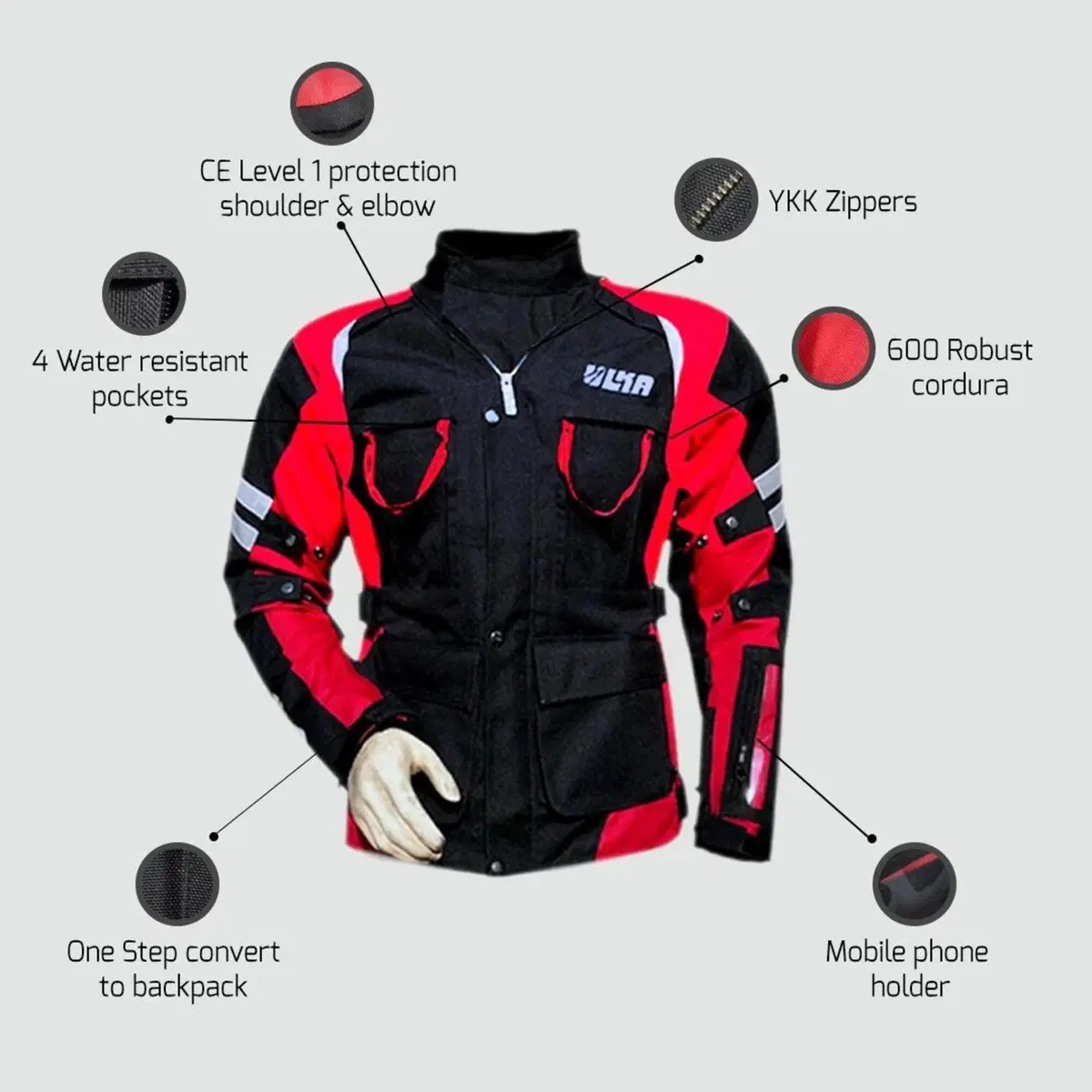 Ulka Hakkit Forever: la giacca moto che diventa zaino
