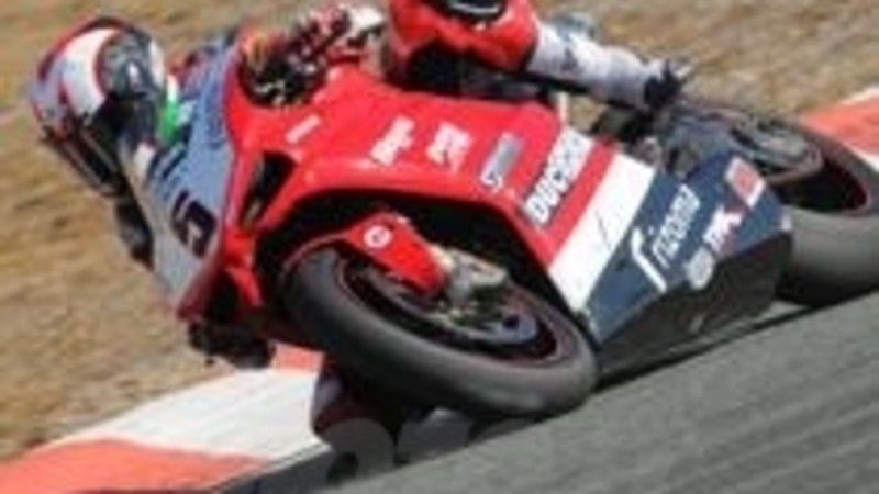 Brutto incidente per Dario Marchetti sul circuito di San Martino del Lago
