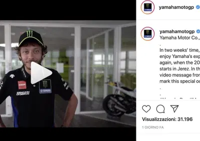 Valentino Rossi fa gli auguri a Yamaha: Un giorno speciale! [VIDEO]