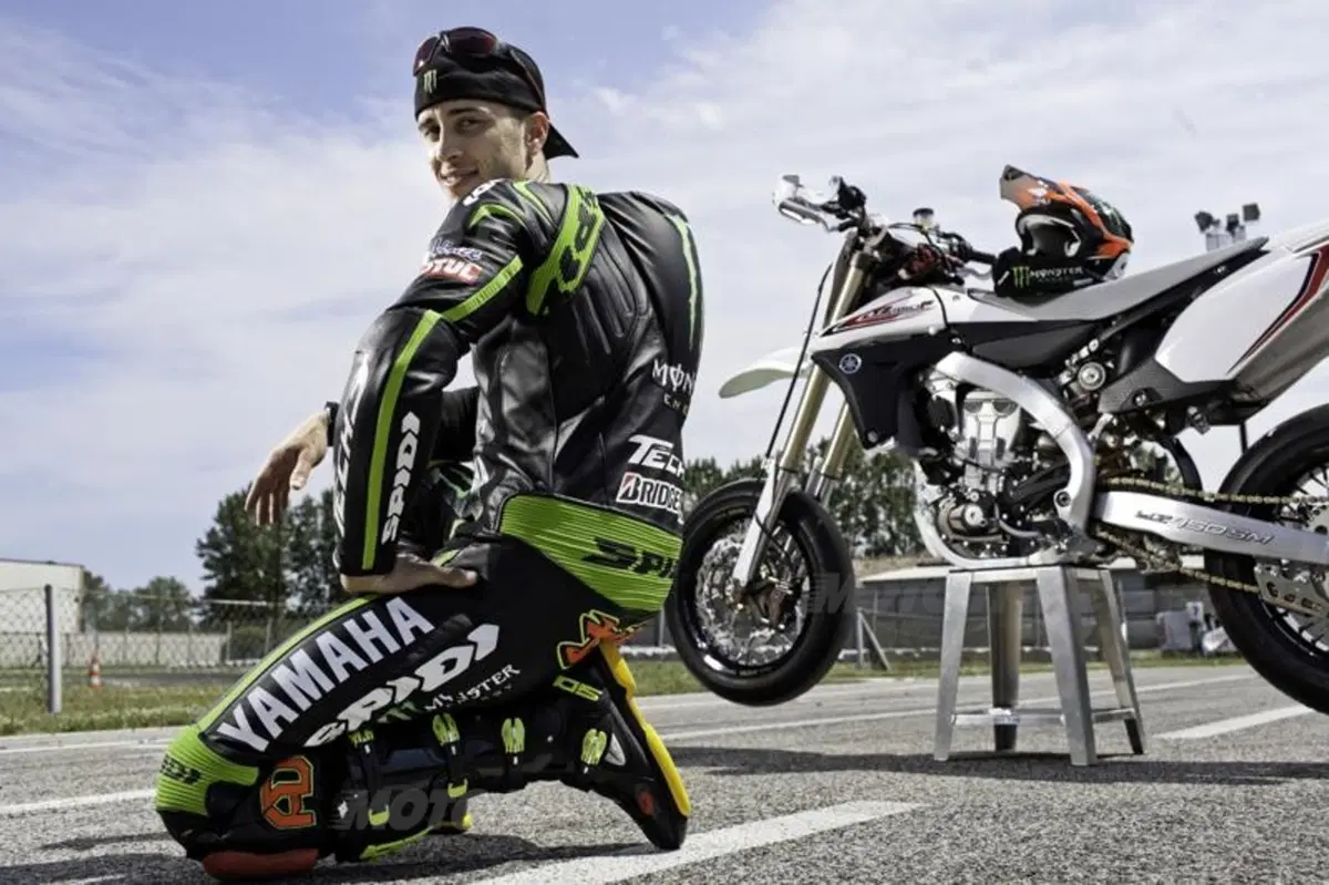 Dovizioso in sella alle Yamaha YZ450SM ed YZ250F  (13)