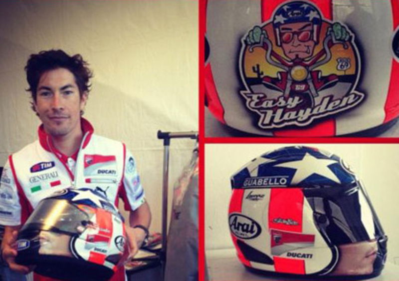 A Laguna Seca Hayden correr&agrave; con un casco jet