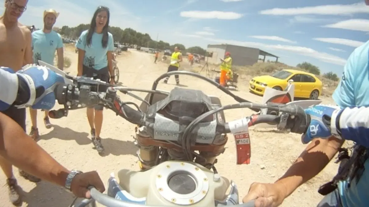 Nicola Dutto ha corso in moto alla Baja Aragon! (7)