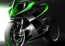 Kawasaki brevetta un 4 cilindri a due tempi sovralimentato