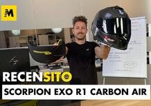 Scorpion EXO R1 Carbon Air. Casco integrale racing