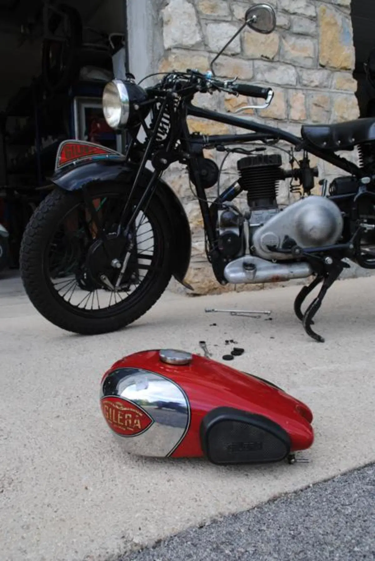 Al Grossglockner con due Moto Guzzi V 500 e una Gilera VL 500 (2)