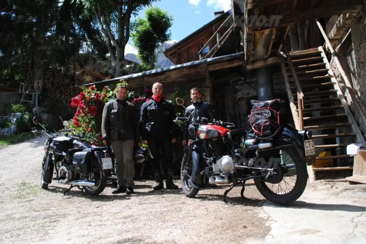 Al Grossglockner con due Moto Guzzi V 500 e una Gilera VL 500 (15)