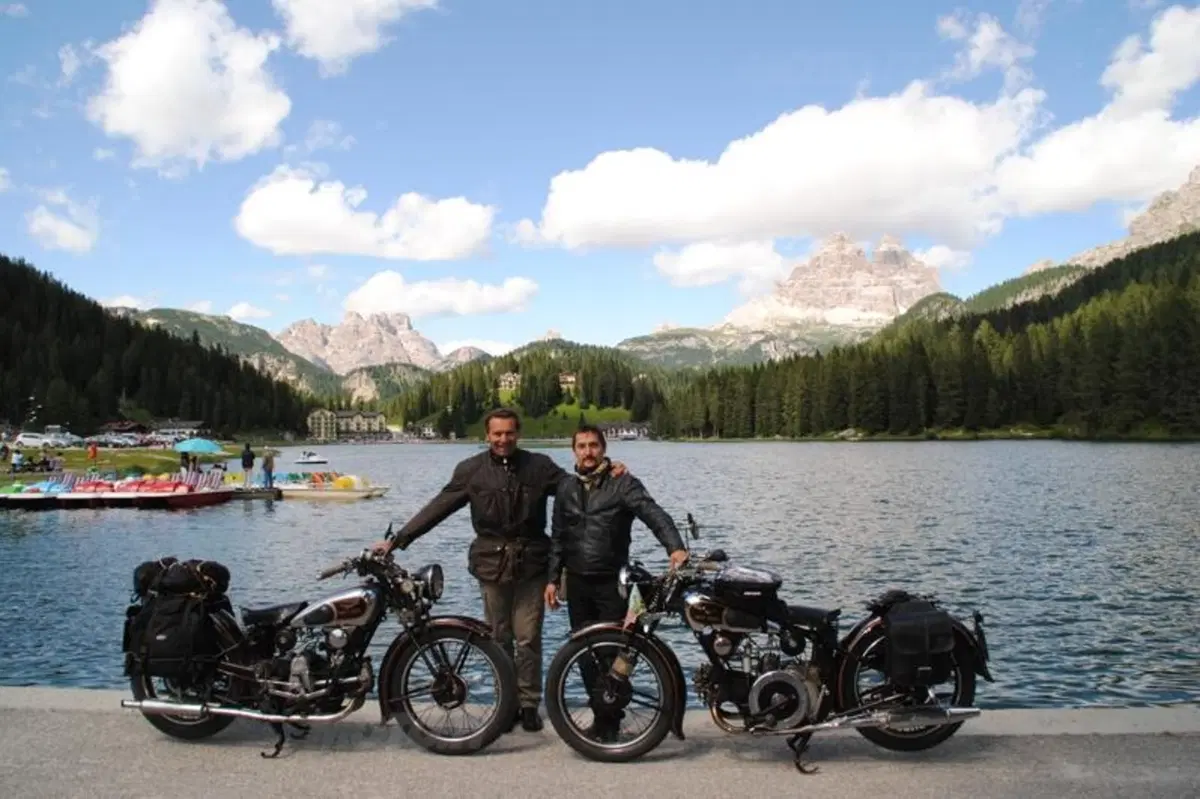Al Grossglockner con due Moto Guzzi V 500 e una Gilera VL 500 (16)