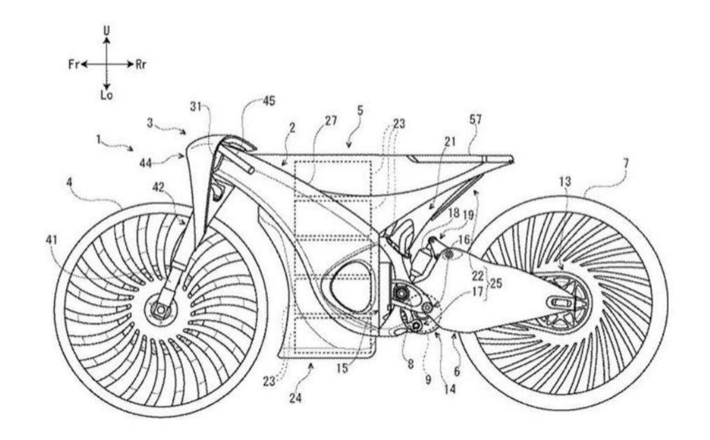 Suzuki brevetta una moto ibrida modulare