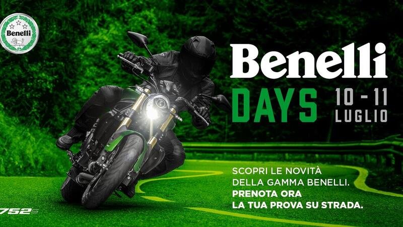 Benelli Days: il 10 e 11 luglio in prova la gamma moto, dal Trentino alla Sicilia