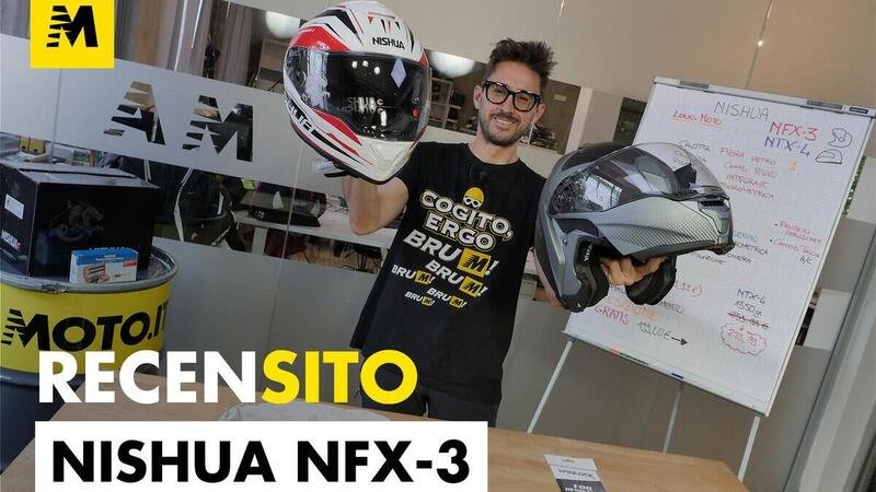 NISHUA NFX-3 e NTX-4. Ecco due proposte di Louis Moto: casco integrale e modulare in fibra