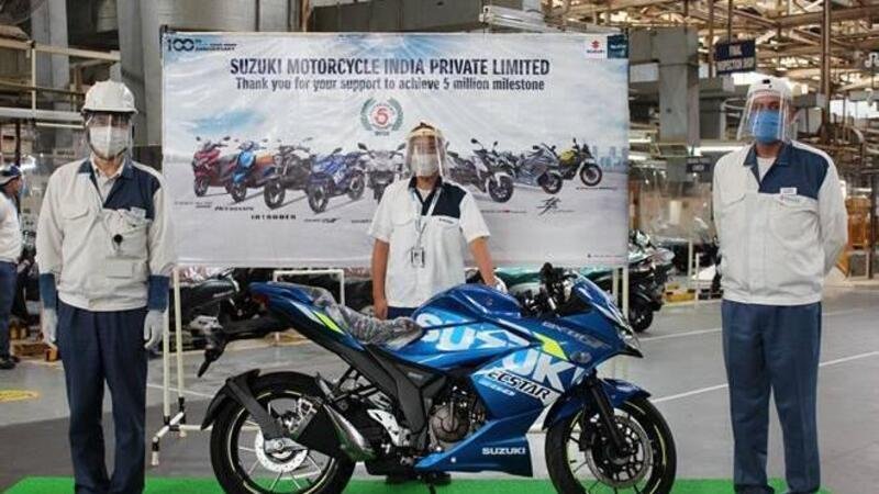 Suzuki. 5 milioni di moto in India