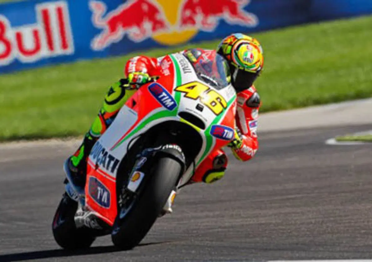 Rossi: "Almeno non sono caduto"