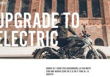 Zero Motorcycles, 1.000 € di bonus per passare all'elettrico