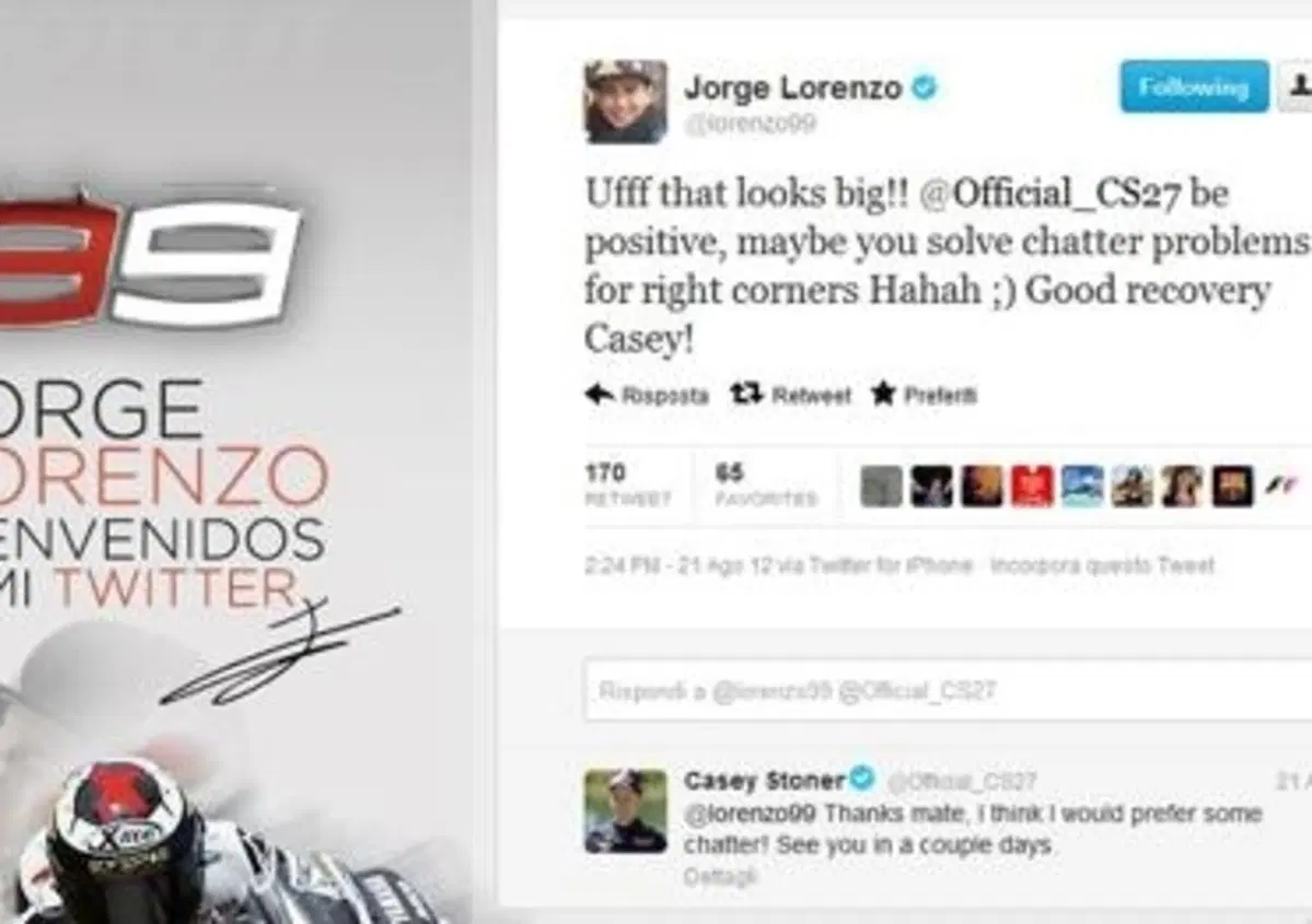 Lorenzo: "Casey, forse ti risolve il chattering!"