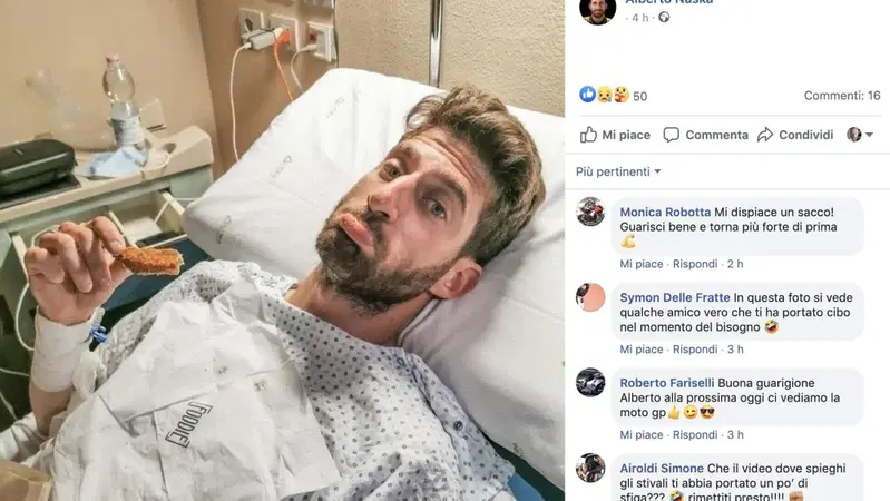 L'esordio stagionale di Naska lo YouTuber: finito dopo appena due curve